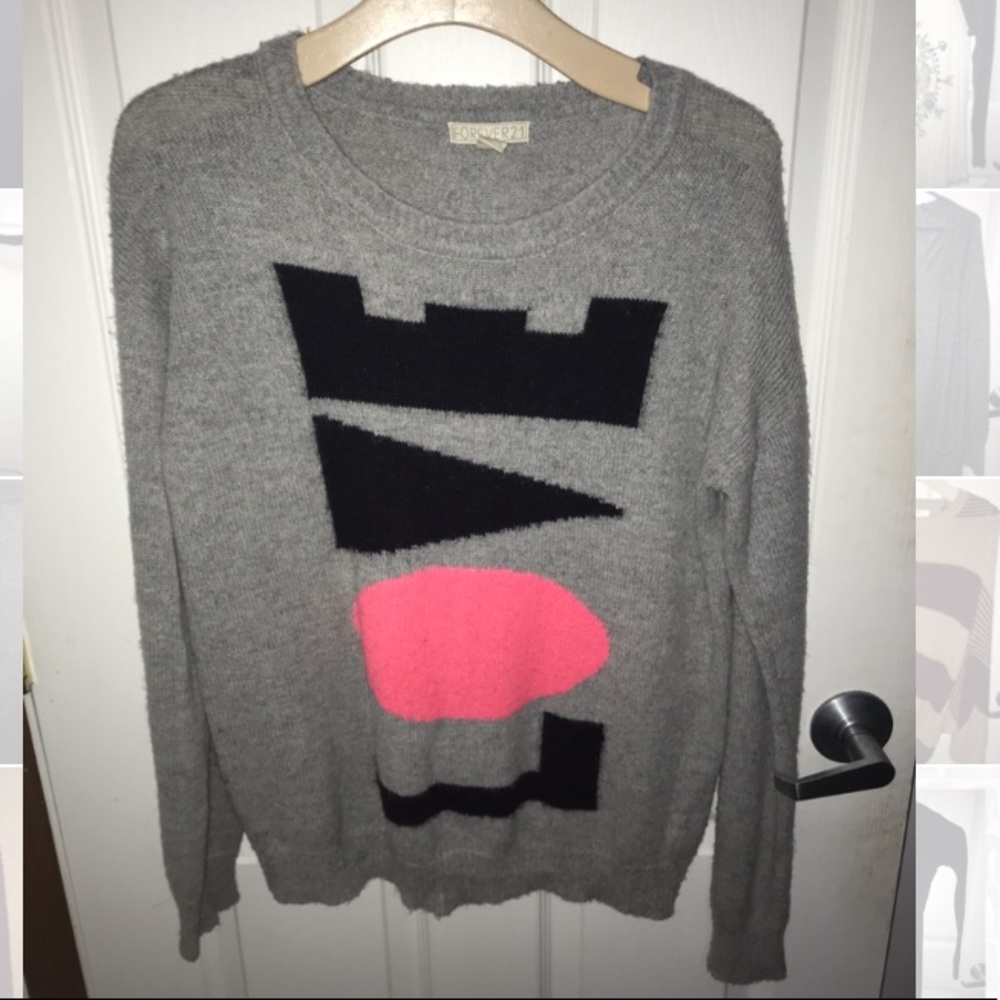 Gray sweater